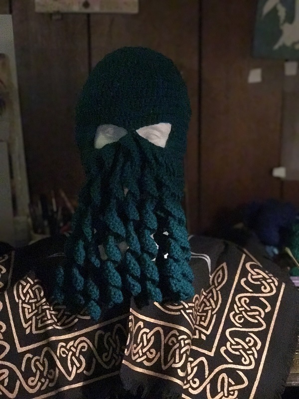 Cthulhu Mask Real Teal