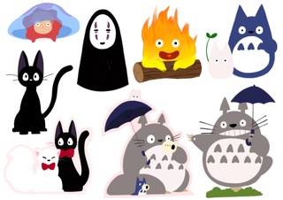 Ghibli Sticker Set