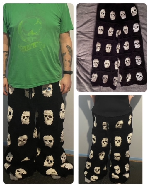 Skull raver pants