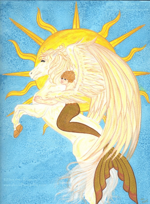 The Sun (Mermaid Tarot)