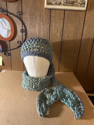 mermaid scarf hat regency