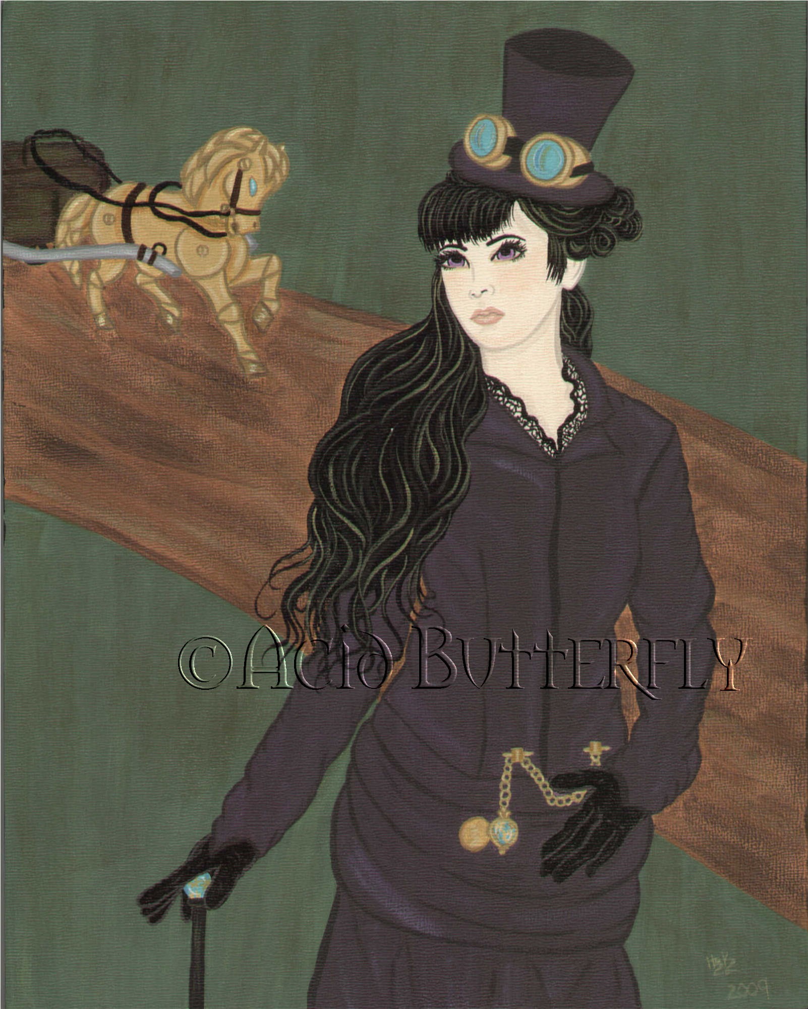A horse and buggy for M'lady